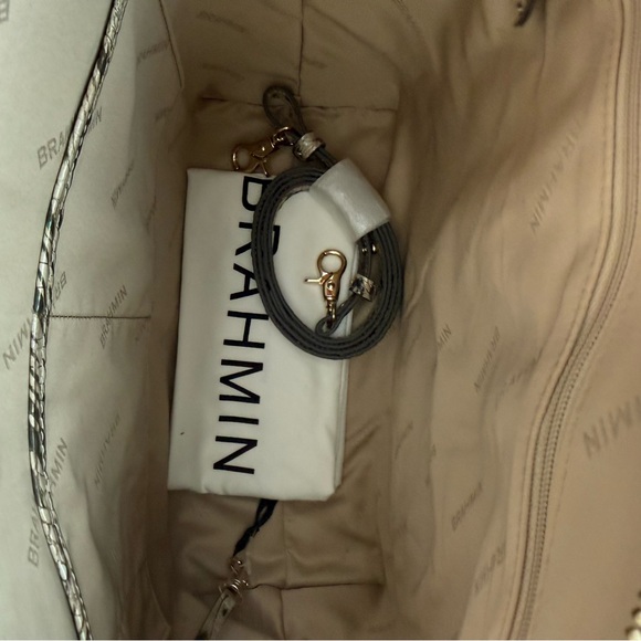 Brahmin Large Duxbury Satchel Obsession Melbourne Leather - Picture 6 of 8